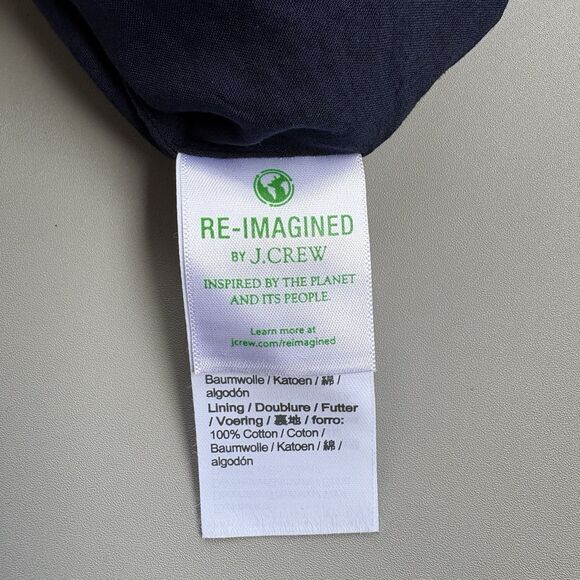 J. CREW Women 2 Mixed Madras Plaid Button-Up Picnic Midi Dress V-Neck Pockets - Picture 13 of 15